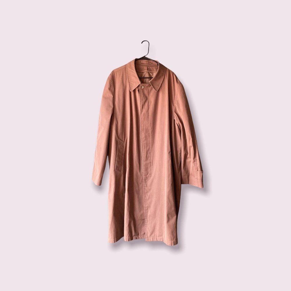 XL | XXL | vintage 60's men's cut trench coat